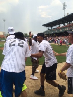 While the Pacers played softball for the Indiana Children's Wish Fund, their boss dealt pick 57 for cash.